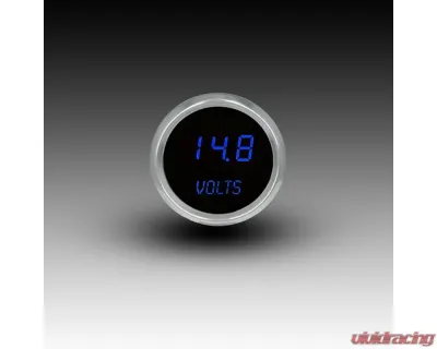Intellitronix 2 1/16" Chrome Bezel Digital Voltmeter - MS9015B