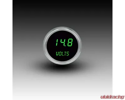 Intellitronix 2 1/16" Chrome Bezel Digital Voltmeter - MS9015G