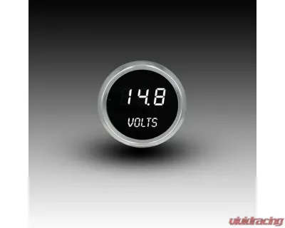 Intellitronix 2 1/16" Chrome Bezel Digital Voltmeter - MS9015W