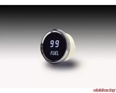 Intellitronix 2 1/16" Chrome Bezel Programmable Digital Fuel Gauge GM | Ford | Chrysler | VDO - MS9016W