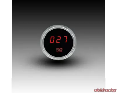 Intellitronix 2 1/16" Chrome Bezel Digital Transmission Temperature Gauge - MS9107R