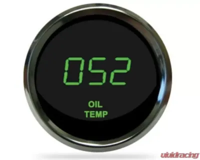 Intellitronix 2 1/16" Chrome Bezel Digital Oil Temperature Gauge - MS9108G