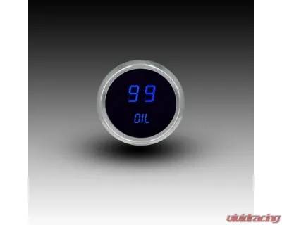 Intellitronix 2 1/16" Chrome Bezel Digital Oil Pressure Gauge - MS9114B