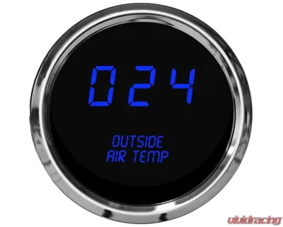 Intellitronix 2 1/16" Chrome Bezel Digital Outside Air Temperature Gauge - MS9123B