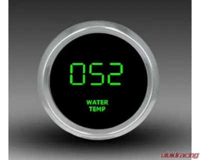 Intellitronix 2 1/16" Chrome Bezel Digital Water Temperature Gauge - MS9113G