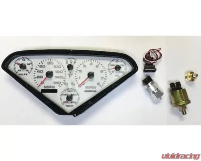 Intellitronix Analog Gauge Cluster Replacement Chevrolet Truck 1955-1959 - WL6000W