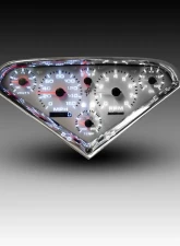 Intellitronix Analog Gauge Cluster Replacement Chevrolet Truck 1955-1959                                     - WL6000W - Image 2