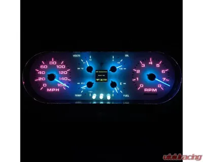 Intellitronix Universal Aurora Six Gauge Analog Panel Kit - AUR1001