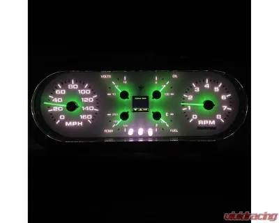 Intellitronix Universal Aurora Six Gauge Analog Panel Kit - AUR1001