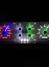 Intellitronix Universal Aurora Six Gauge Analog Panel Kit                                     - AUR1001 - Image 12