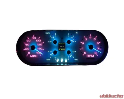 Intellitronix Universal Aurora Six Gauge Analog Panel Kit - AUR1001