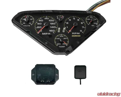 Intellitronix Direct Fit Analog Gauge Panel w/ GPS Sending Unit Chevrolet Truck 1955-1959 - AP6000-S9020