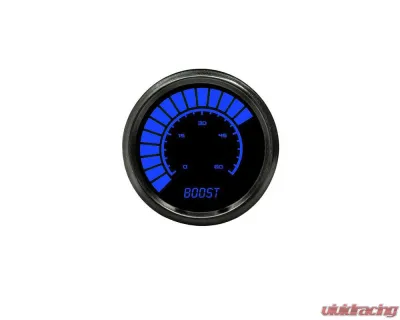 Intellitronix Boost Analog Bargraph Gauge Black Bezel w/Sender 0-60 PSI - B9012B