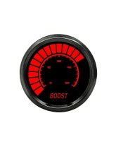 Intellitronix Boost Analog Bargraph Gauge Black Bezel w/Sender 0-60 PSI                                     - B9012R - Image 4