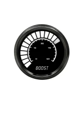 Intellitronix Boost Analog Bargraph Gauge Black Bezel w/Sender 0-60 PSI                                     - B9012W - Image 4