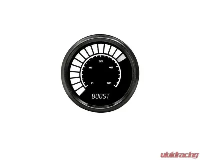 Intellitronix Boost Analog Bargraph Gauge Black Bezel w/Sender 0-60 PSI - B9012W