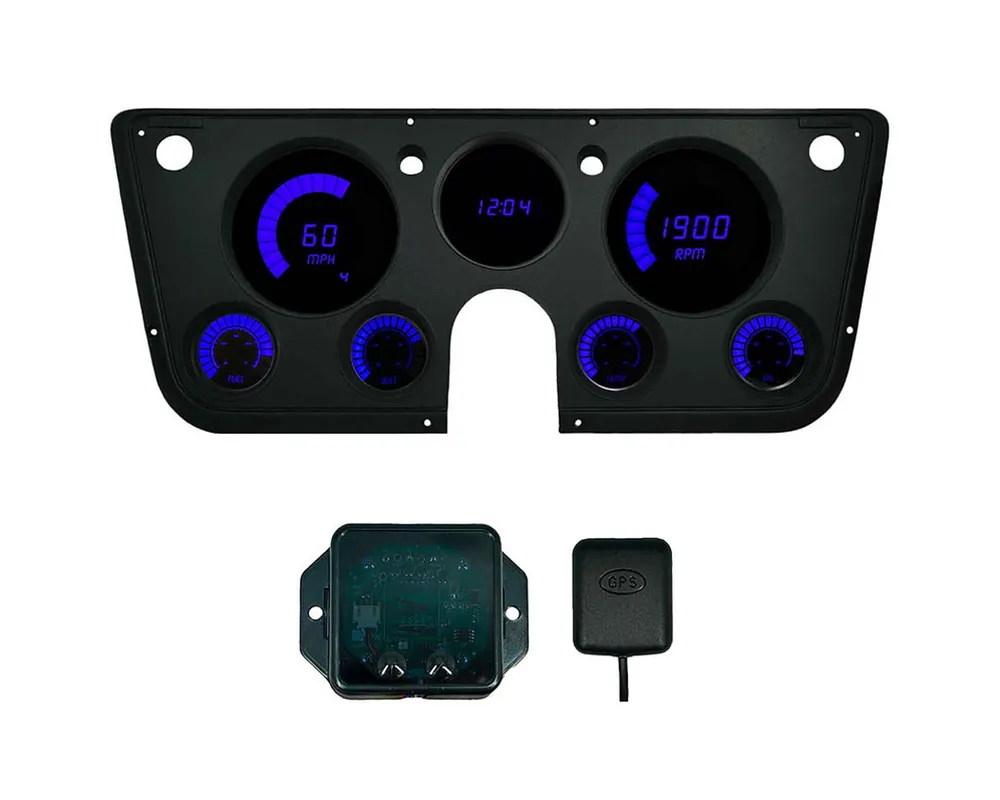 Intellitronix Digital Bargraph Gauge Panel Chevrolet Truck 1967-1972 - BG6003B-S9020