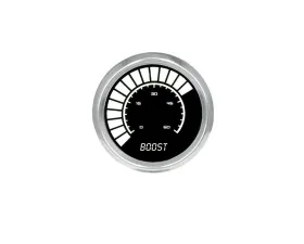 Intellitronix Boost Analog Bargraph Gauge Chrome Bezel w/Sender 0-60 PSI