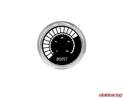 Intellitronix Boost Analog Bargraph Gauge Chrome Bezel w/Sender 0-60 PSI - BS9012W