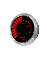 Intellitronix 2 1/16 Inch Chrome Bezel Analog Bargraph Transmission Temp Gauge w/Sender 160-340 Degrees F                                     - BS9107R - Image 3