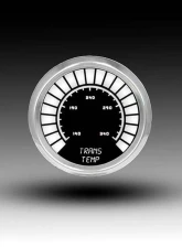 Intellitronix 2 1/16 Inch Chrome Bezel Analog Bargraph Transmission Temp Gauge w/Sender 160-340 Degrees F                                     - BS9107W - Image 3