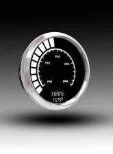 Intellitronix 2 1/16 Inch Chrome Bezel Analog Bargraph Transmission Temp Gauge w/Sender 160-340 Degrees F                                     - BS9107W - Image 2