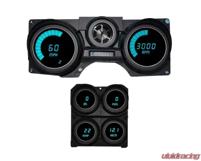 Intellitronix Direct Replacement Gauge Cluster w/Speed, Oil press & Temp Senders Pontiac Grand Prix 1978-1988 - DP1310T