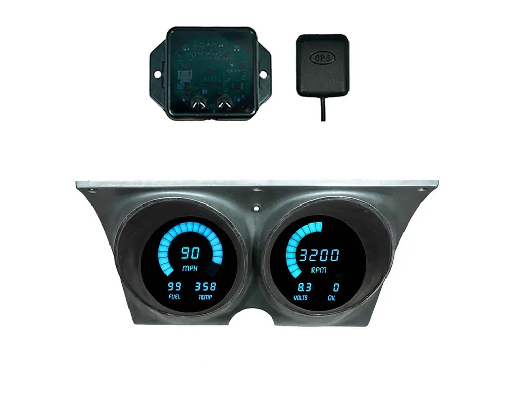 Intellitronix Digital Replacement Gauge Panel Cheverolet Camaro | Pontiac Firebird 1967-1968 - DP4000T-S9020