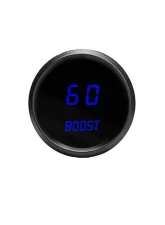 Intellitronix 2 1/6 Inch Boost Black Bezel Digital Gauge w/Sender 0-60 PSI                                     - M9012B - Image 6