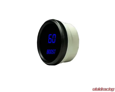 Intellitronix 2 1/6 Inch Boost Black Bezel Digital Gauge w/Sender 0-60 PSI - M9012B