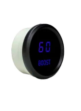 Intellitronix 2 1/6 Inch Boost Black Bezel Digital Gauge w/Sender 0-60 PSI                                     - M9012B - Image 3