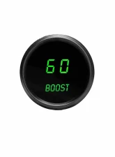 Intellitronix 2 1/6 Inch Boost Black Bezel Digital Gauge w/Sender 0-60 PSI                                     - M9012G - Image 6