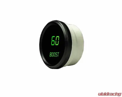 Intellitronix 2 1/6 Inch Boost Black Bezel Digital Gauge w/Sender 0-60 PSI - M9012G