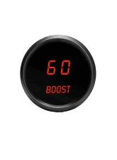 Intellitronix 2 1/6 Inch Boost Black Bezel Digital Gauge w/Sender 0-60 PSI                                     - M9012R - Image 6