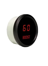 Intellitronix 2 1/6 Inch Boost Black Bezel Digital Gauge w/Sender 0-60 PSI                                     - M9012R - Image 3