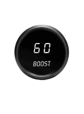 Intellitronix 2 1/6 Inch Boost Black Bezel Digital Gauge w/Sender 0-60 PSI                                     - M9012W - Image 6