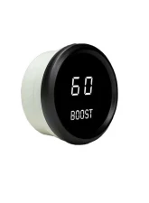 Intellitronix 2 1/6 Inch Boost Black Bezel Digital Gauge w/Sender 0-60 PSI                                     - M9012W - Image 3