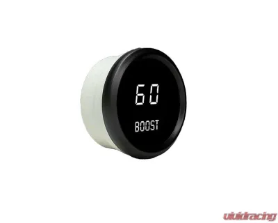 Intellitronix 2 1/6 Inch Boost Black Bezel Digital Gauge w/Sender 0-60 PSI - M9012W