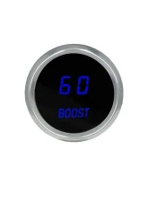 Intellitronix 2 1/16 Inch Boost Chrome Bezel Digital Gauge w/Sender 0-60 PSI                                     - MS9012B - Image 2