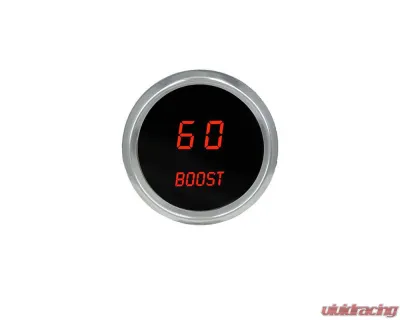 Intellitronix 2 1/16 Inch Boost Chrome Bezel Digital Gauge w/Sender 0-60 PSI - MS9012R