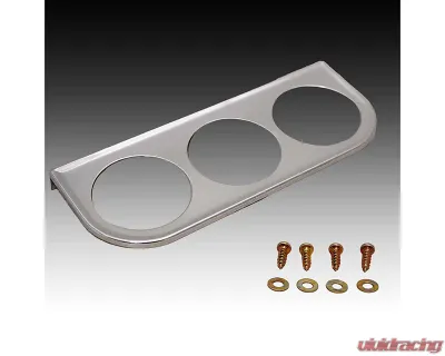 Intellitronix Chrome Bezel 3-Gauge Digital Panel - MS9333W