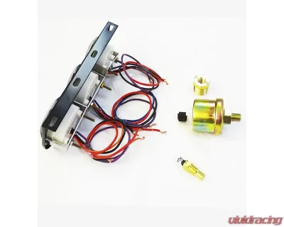 Intellitronix Chrome Bezel 3-Gauge Digital Panel - MS9333W