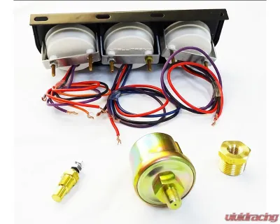 Intellitronix Chrome Bezel 3-Gauge Digital Panel - MS9333W