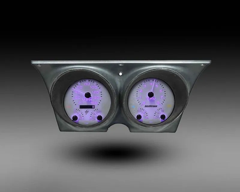 Intellitronix Replacement Analog Gauge Cluster w/ GPS Camaro | Firebird 1967-1968 - WL4000P-S9020