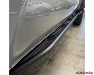 Westcott Designs 20 Degrees Black DOM MIG Weld Long Bed Sliders Toyota Tacoma 2010-2021 - 25122MBK