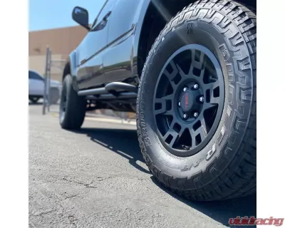 Westcott Designs 10 Degrees Black DOM MIG Weld Sliders w/Top Plates 4th Generation Toyota 4Runner 2004-2009 - 25311MTBK