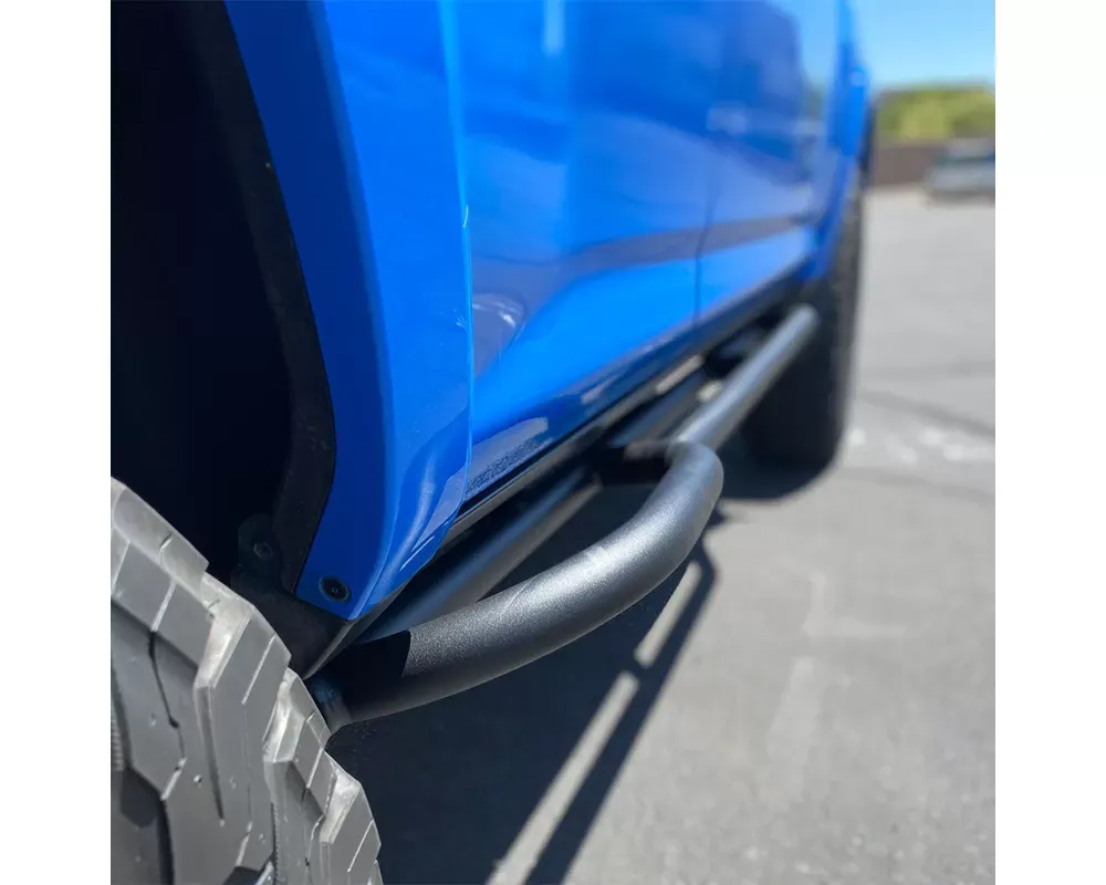 Westcott Designs 20 Degrees Raw Aluminum DOM TIG Weld Sliders 5th Generation Toyota 4Runner 2010-2021 - 25322R