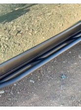 Westcott Designs 20 Degrees Black DOM MIG Weld Rock Sliders w/Top Plates Toyota FJ Cruiser 2007-2014                                     - 25421MTBK - Image 4