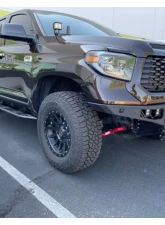 Westcott Designs 15 Deg. Black DOM TIG Weld Short Bed Sliders CrewMax and Double Cab Toyota Tundra 2007-2021                                     - 25221BK - Image 2