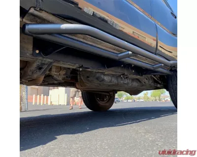 Westcott Designs 10 Degrees Black DOM MIG Weld Sliders w/Top Plates 4th Generation Toyota 4Runner 2004-2009 - 25311MTBK